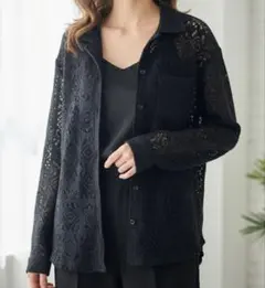 極美品 希少デザイン 長袖シャツ