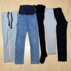 ユニクロUNIQLOマタニティパンツ 5点セット