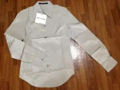★値下●SOFIE D'HOORE●シルクシャツ 34 MASTIC　グレーのサムネイル
