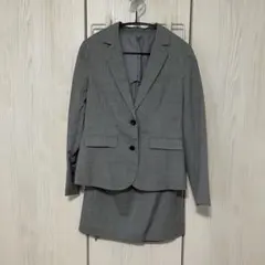 レディース スカートスーツ グレー フォーマル ビジネス 11号