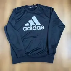 adidas 黒 長袖カットソー