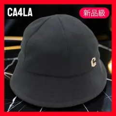 新品級✨CA4LA カシラ AARON バケットハット 黒 日本製 メタルロゴのサムネイル