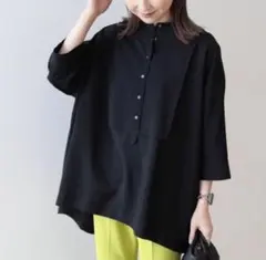 AMERICAN HOLIC 「WEB限定」接触冷感 バンドカラー チュニックのサムネイル