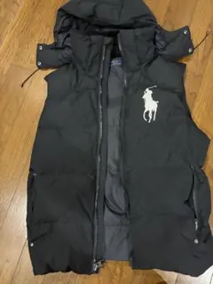 Polo Ralph Lauren ビッグポニーダウンベスト ラルフローレン 黒