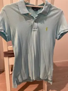 Ralph Lauren 水色 ポロシャツ Mサイズ