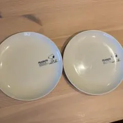 PEANUTS Snoopy & Woodstock 皿 2枚セット