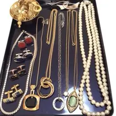 【遺品・生前整理】アクセサリーまとめ売り　24KGP 18KGF など