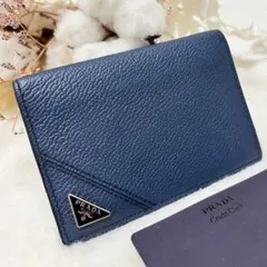 未使用級✨ZELE-PARIS ゼルパリ クロコダイル 二つ折り財布 ブルー