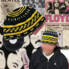 ビーニー ニット帽 クロシェハット クラッシャーハット