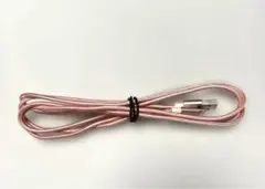 USB-A to Lightning ケーブル ピンク　1.5m