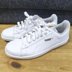スニーカー PUMA ホワイト ゴールド 27.5cm