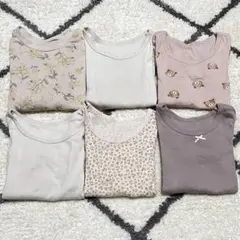 トップス　シャツ　長袖　90cm 6点セット　まとめ売り　女の子　ベビー　キッズ