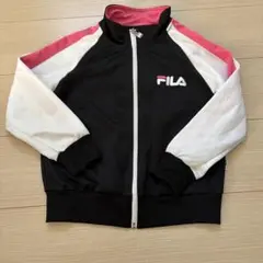 FILA ジャージ 130cm ブラック ピンク