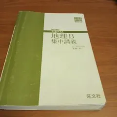 【カバーなし】地理B 集中講義 & 一問一答問題集