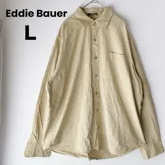 Eddie Bauer 【L】チェック柄 シャツ グリーン