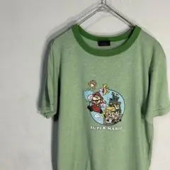 スーパーマリオ tシャツ ゲーム tee ニンテンドー OLD レトロ y2k
