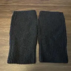 無印良品　畦編みハンドウォーマー