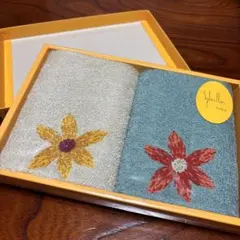 Sybilla 花柄刺繍タオルセット