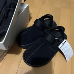 MUJILabo レザー ヒールベルトグロッグシューズ 24cm 黒 - メルカリ