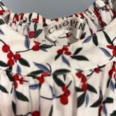 CHOPIN フラワープリント ノースリーブワンピース