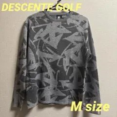 DESCENTE GOLF グレー セーター　M