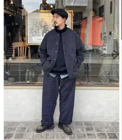 Nigel Cabourn フレンチワークジャケット ウールヒッコリ 50サイズ