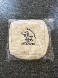 SPRiNG 9月号付録 スヌーピー キルティングポーチ PEANUTS