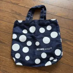 BEAMS design ドットミニトートバッグ