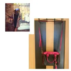 COACH✨SNS映え✨人気カラー完売✨ピンク×ロゴ✨ハンドバッグ✨