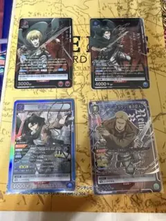 UNION ARENA アルミン　リヴァイ　SR パラレル