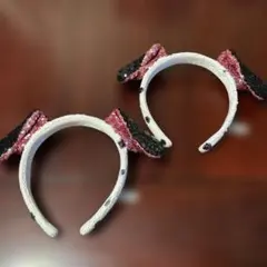 Disney ダルメシアン耳カチューシャ 2個セット