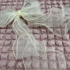 シフォンリボンヘアアクセサリー
