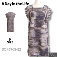 ★美品★ A Day in the Life トップス カットソー  ボーダー