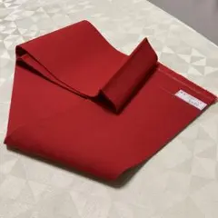 未使用品！赤色半幅帯 浴衣帯　純毛　昭和レトロ
