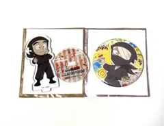 忍たま乱太郎 体験展 雑渡昆奈門 諸伏尊奈門 アクリルスタンド 缶バッジ 2点