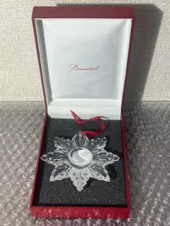 極美品☆ バカラ クリスマスオーナメント 2014 M0808g4のサムネイル