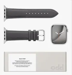 【新品未使用】a.odd Apple Watch バンド バーントチャコール L