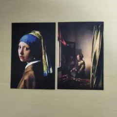 【you様専用・2点おまとめ】※2点で450円※【2枚セット】ヨハネス・フェルメ