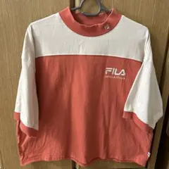 FILA オレンジ　半袖Tシャツ Lサイズ