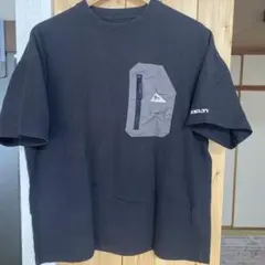 KELTY Tシャツ ブラック ジップポケット付きのサムネイル