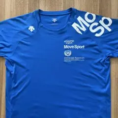 DESCENTE Move Sport スポーツシャツ 青