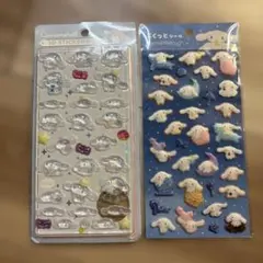 シナモンロール　ドロップシール＆ぷくっとシール