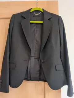 INTERPLANET ブラック テーラードジャケット、パンツ　セットアップ