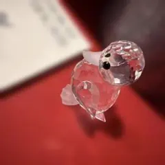 Swarovski Silver Crystal アヒル ミニチュア - メルカリ