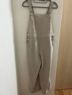 GU オーバーオール ベージュ Mサイズ サロペット