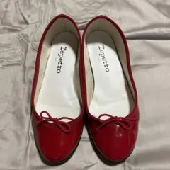 【lepetto　レペット】バレエシューズ  カミーユ 36 赤　エナメル