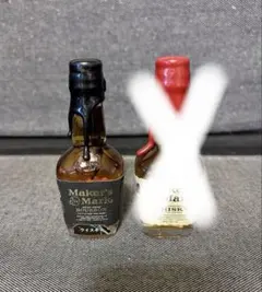 メーカーズマーク ブラックなど ウイスキー古酒 ミニボトル未開封品 2