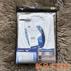 ミズノ　バイオギア　UVカットVネックシャツ半袖MEN'S 白L新品のサムネイル
