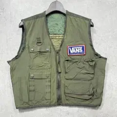 ◎DOG HOUSE ARMY 中綿入り ミリタリーベスト L カーキグリーン