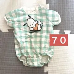 ポチャッコ　70 サンリオ　ロンパース　futafuta ベビー服